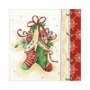 Napkin - 33 x 33 cm Christmas Stockings