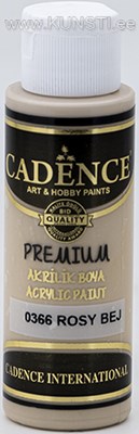 Akrüülvärv Premium Cadence 0366 rossy beige 70 ml  ― VIP Office HobbyART