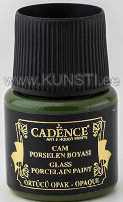 Краска по стеклу Glass & ceramic paint opaque 048 forest green 45 ml ― VIP Office HobbyART