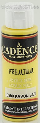 Premium acrylic paints 0590 melon yellow 70 ml  ― VIP Office HobbyART