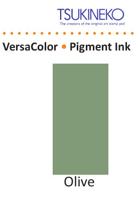 VersaColor inkpad 3x3cm olive   ― VIP Office HobbyART