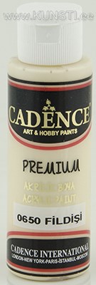 Акриловая краска Premium Cadence 0650 ivory 70 ml  ― VIP Office HobbyART