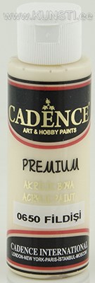 Akrüülvärv Premium Cadence 0650 ivory 70 ml  ― VIP Office HobbyART