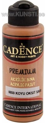 Акриловая краска Premium Cadence 0850 dark oxide yellow 70 ml  ― VIP Office HobbyART