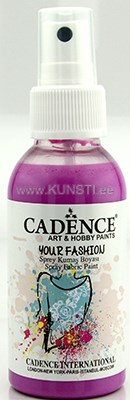 Tekstiilivärv Your fashion spray fabric paint 1103 pink  100 ml  ― VIP Office HobbyART