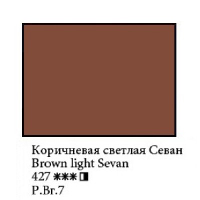 427 Oil paints "Meistri-Klass" 46ml, St.-Peterburg Brown Light Sevan ― VIP Office HobbyART