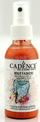 Краска-спрей для ткани Your fashion spray fabric paint 1105 orange  100 ml  ― VIP Office HobbyART