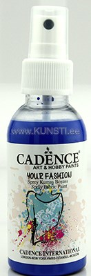 Краска-спрей для ткани Your fashion spray fabric paint 1110 navy blue  100 ml  ― VIP Office HobbyART