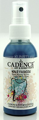 Краска-спрей для ткани Your fashion spray fabric paint 1116 dark turquoise 100 ml  ― VIP Office HobbyART