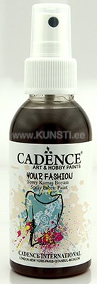 Краска-спрей для ткани Your fashion spray fabric paint 1118 brown  100 ml  ― VIP Office HobbyART