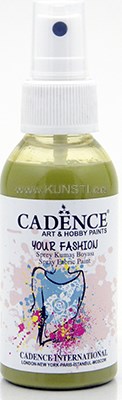 Краска-спрей для ткани Your fashion spray fabric paint 1122 dark kiwi  100 ml  ― VIP Office HobbyART