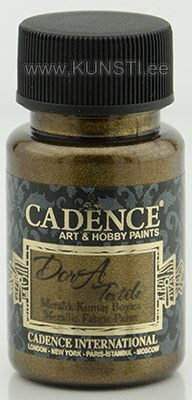 Краска по текстилю Dora textile Cadence 1124 aragonit / metallic fabric paint   50 ml ― VIP Office HobbyART
