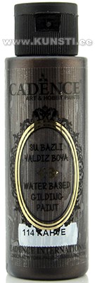 Акриловая краска Waterbased gilding metallic Cadence 114 brown 70 ml  ― VIP Office HobbyART