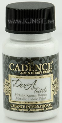 Tekstiilivärv Dora textile Cadence 1152 pearl  / metallic fabric paint  50 ml ― VIP Office HobbyART