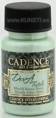 Tekstiilivärv Dora textile Cadence 1153 mint / metallic fabric paint  50 ml ― VIP Office HobbyART