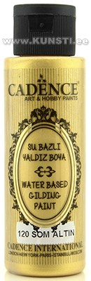 Акриловая краска Pure gold gilding metallic Cadence 120 pure gold 70 ml  ― VIP Office HobbyART