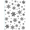 Embossing template 897 12,7x17,8cm snowflake 