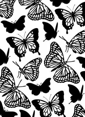 Папка для тиснения 9104 10,8x14,6cm butterflies  ― VIP Office HobbyART