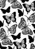 Tekstuurplaat 9104 10,8x14,6cm butterflies 