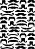 Embossing template 9124 10,8x14,6cm mustaches 