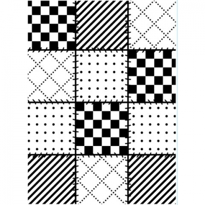 Папка для тиснения 9131 10,8x14,6cm quilt blocks  ― VIP Office HobbyART