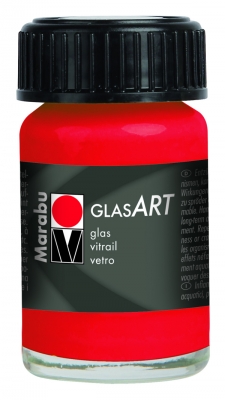 Klaasivärv Marabu GlassART 15ml 436 vermilion ― VIP Office HobbyART