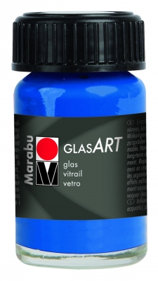 Краска по стеклу Marabu GlassART 15ml 455 dark ultramarine ― VIP Office HobbyART