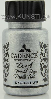 Akrüülvärv Dora metallic Cadence 132 silver 50 ml ― VIP Office HobbyART