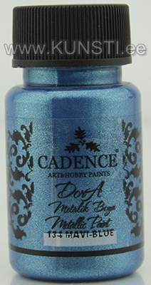 Акриловая краска Dora metallic Cadence 134 dora blue 50 ml ― VIP Office HobbyART