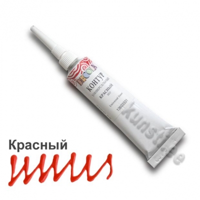 Красный Контур Универсальный Декола 18ml ― VIP Office HobbyART