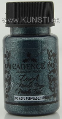 Акриловая краска Dora metallic Cadence 142 turquoise 50 ml ― VIP Office HobbyART