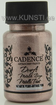 Akrüülvärv Dora metallic Cadence 147 antique pink 50 ml ― VIP Office HobbyART