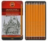 Professional Grphite Pencils 1502 "Art" , 12 шт. 8B-2H, Koh-I-Noor