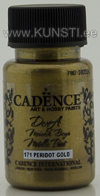 Akrüülvärv Dora metallic Cadence 171 peridot gold 50 ml ― VIP Office HobbyART