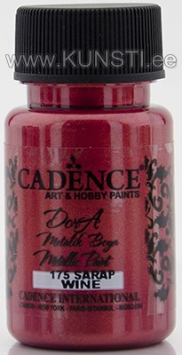 Акриловая краска Dora metallic Cadence 175 wine 50 ml ― VIP Office HobbyART