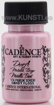 Акриловая краска Dora metallic Cadence 176 candy floss 50 ml ― VIP Office HobbyART