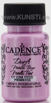 Акриловая краска Dora metallic Cadence 177 prim rose 50 ml ― VIP Office HobbyART