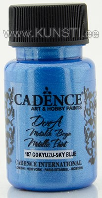 Akrüülvärv Dora metallic Cadence 187 sky blue 50 ml ― VIP Office HobbyART