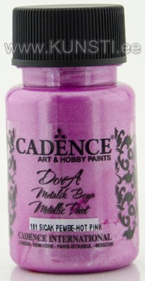 Акриловая краска Dora metallic Cadence 191 hot pink 50 ml ― VIP Office HobbyART