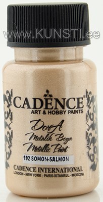 Akrüülvärv Dora metallic Cadence 192 salmon 50 ml ― VIP Office HobbyART