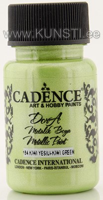 Akrüülvärv Dora metallic Cadence 194 kiwi green 50 ml ― VIP Office HobbyART