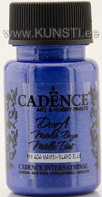 Akrüülvärv Dora metallic Cadence 195 island blue 50 ml ― VIP Office HobbyART