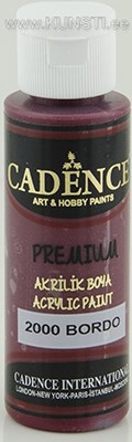 Акриловая краска Premium Cadence 2000 bordeaux 70 ml  ― VIP Office HobbyART