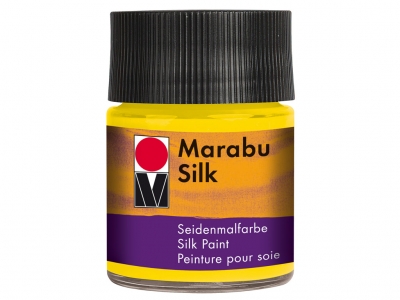 Краска по шёлку Marabu-Silk 50ml 021 средний желтый ― VIP Office HobbyART