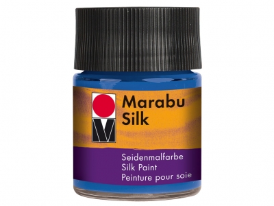 Silk paint Marabu 50ml 052 medium blue ― VIP Office HobbyART