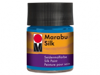 Silk paint Marabu 50ml 095 azure blue  ― VIP Office HobbyART