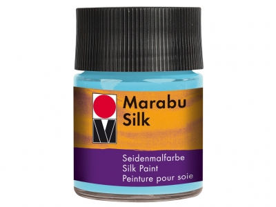 Краска по шёлку Marabu-Silk 50ml 255 аквамарин ― VIP Office HobbyART