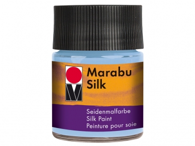 Краска по шёлку Marabu-Silk 50ml 292 пастельный голубой ― VIP Office HobbyART