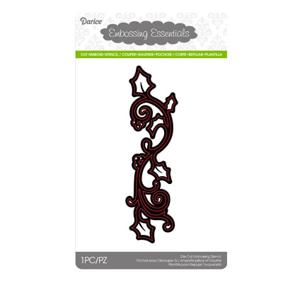 Die cut stencil 2014-40 holly border  ― VIP Office HobbyART