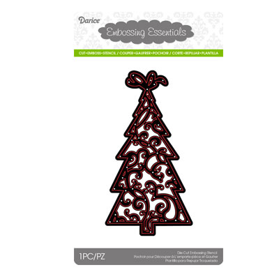 Die cut stencil 2014-44 christmas tree  ― VIP Office HobbyART